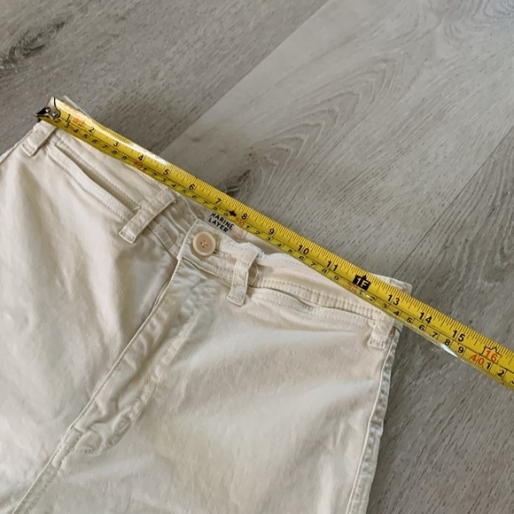 Marine Layer Bridget High Rise Wide Leg Baggy Sz 6 Stretch Jean In Cream - Picture 7 of 12